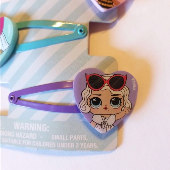 LOL SURPRISE DOLLS HAIR SNAP CLIPS - Picture 5 of 6